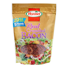 Hormel Premium Real Crumbled Bacon, 20 Oz Pouch 5 pound (pack of 1)