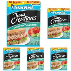 StarKist Tuna Creations Deli Style Tuna Salad Pouch (3 oz) Wild Caught, High Pro