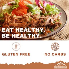 MOUNTAIN ESSENTIALS All Natural Canned Beef 28 Oz – Fully Cooked, Ready to Ea…