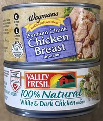Valley Fresh & Wegman Chicken (Great Source of Protein / 12 Cans of 10-12.5 oz.)