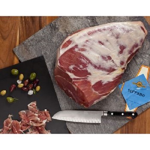 D’Artagnan 18-month Aged Boneless Spanish Serrano Ham Prosciutto Style 10lbs min