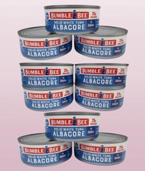 BUMBLE BEE SOLID WHITE TUNA ALBACORE WILD CAUGHT IN WATER 5 OZ EXP: 2028 10PCS