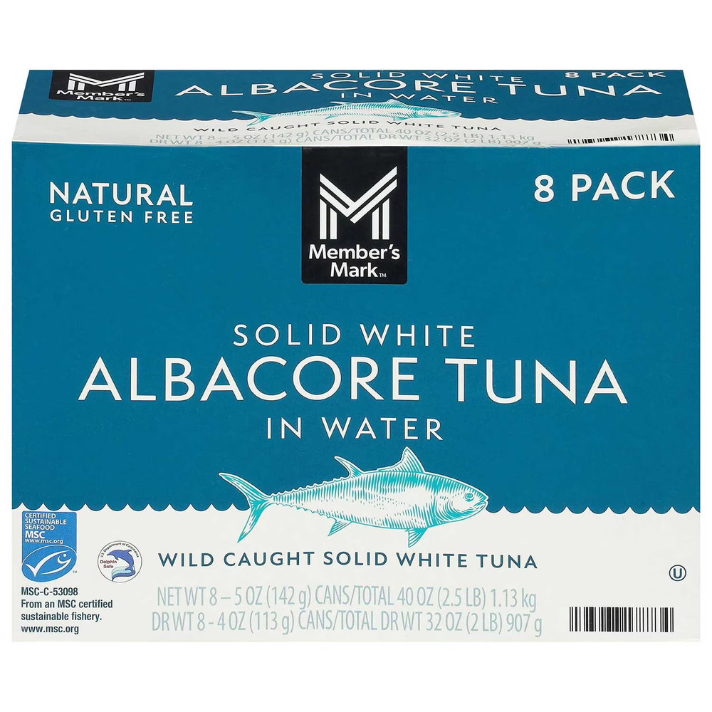 Member’s Mark Premium Solid White Albacore Tuna 5 oz., 8 pk.