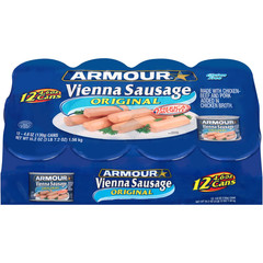 Original Vienna Sausage, Original, 4.6 Oz Can, 12 Count