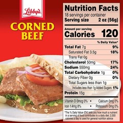 3 Pack Libby’s Corned Beef 12 oz Canned Meat Ready to Eat Food