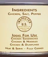 Chicken Chunks 13 oz., Case of 12