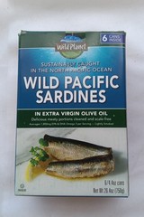 Wild Planet Wild Pacific Sardines in Extra Virgin Olive Oil 4.375oz (Pack of 24)