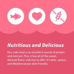 Chicken of the Sea White Crab Meat, 6 oz. Cans Pack of 12, High in Calcium, W…