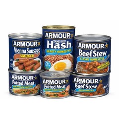 6x Armour Beef Stew Classic Homestyle No MSG Canned Food 24oz Fresh Lot