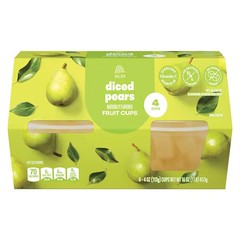 Lunch Buddies Pears Fruit Bowl in 100% Juice – 4 pack, 4 oz – Pack of 3