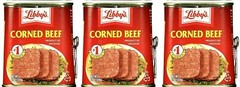 Libby’s Corned Beef 12 oz ( Pack of 3 ) ~ Exp 3/14/2027
