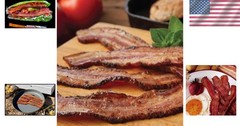 Fully Cooked Bacon – 80 Slices, 10- Shelf Life