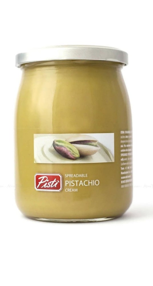 Pisti Cream of Pistachio from Sicily 21.2oz 600g Artisanal Italian Nut Spread
