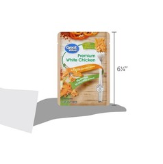 Great Value Fajita Chicken Pouch 2.6oz Ready To Eat Protein 3 Pack