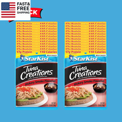 Tuna Creations Hickory Smoked Pouch (2.6 Oz – 24 Pack) Wild Caught, High Protein