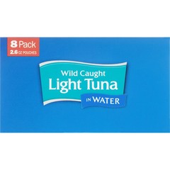 StarKist Chunk Light Tuna in Water , 2.6 oz Pouch ,8 Pack