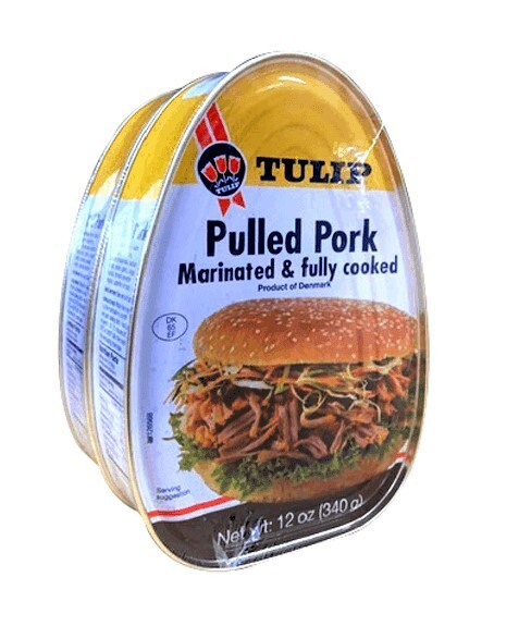Pulled Pork 2 Tulip Meat Marinated Fully Cooked Sandwich Spread Denmark SnackPR