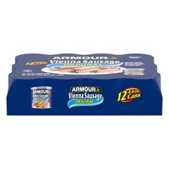 Canned Vienna Sausage Original Flavor High Protein 12g Per Serving 4.6 oz Can