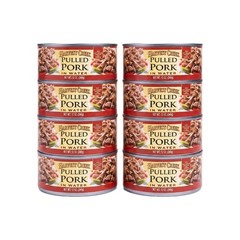 Harvest Creek Pulled Pork in Water 12 oz Cans 8 Pk Bulk Canned Meat Ready to Eat
