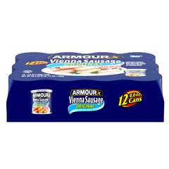 (12 Cans) Armour Original Vienna Sausage 4.6 oz
